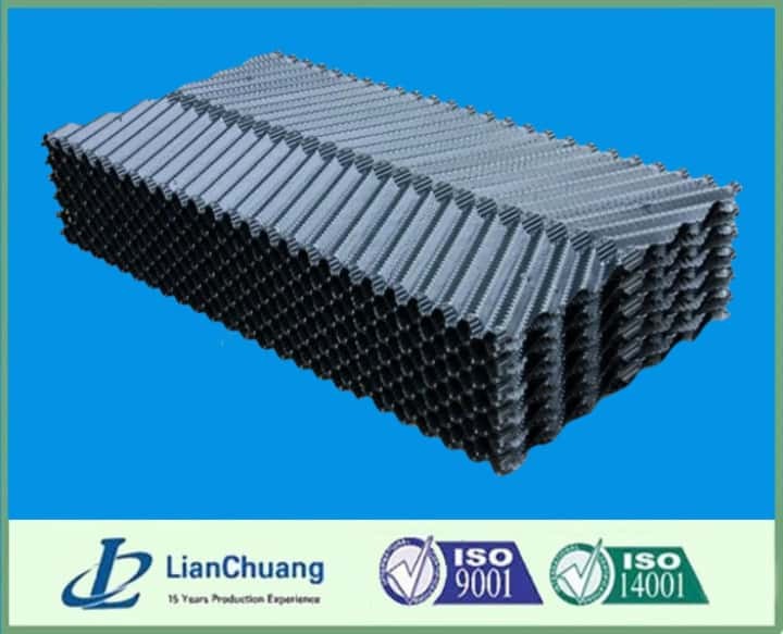 12mm, 15mm, 19mm Pitch Fill for Counter Flow Cooling Tower